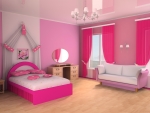 Pink bedroom