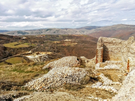 view from castle artana