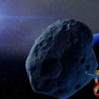 Supergirl Moves An Asteroid wallpaper