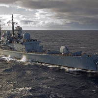 WORLD OF WARSHIPS HMS EDINBURGH BATCH 3 TYPE 42 DESTROYER NEAR THE FAUKLANDS