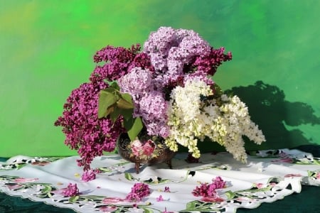 BEAUTIFUL LILACS - image, lilacs, flowers, beautiful