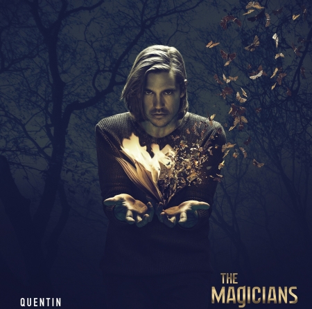 The Magicians ( 2015 - ) - actor, quentin, poster, tv series, Jason Ralph, man, fantasy, butterfly, the magicians