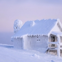 Frozen Shanty in Mountainside