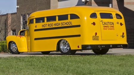 Hot Rod Bus - Hot Rod Bus, desktop, windows, wallpaper