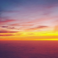 Calming Sunset Over the Ocean