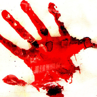 bloody hand