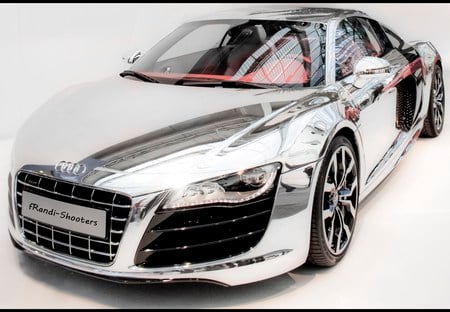 Audi R8 - r8, car, tuning, audi, chrome