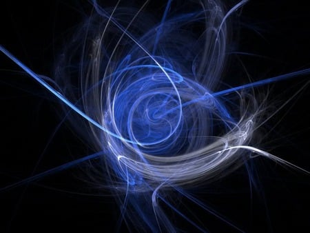 Wallpaper  - black, white, swirl, blues