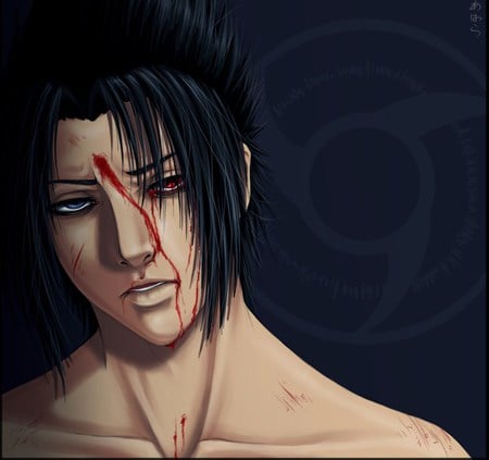 sasuke uchiha - bloody, sasuke