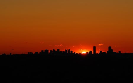 sunset beauty - sky, sunset, landscape