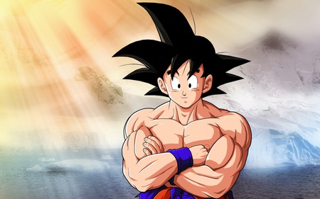 On Top Of The World - wallpaper, goku, dbz