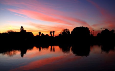 sunset beauty - sky, sunset, landscape