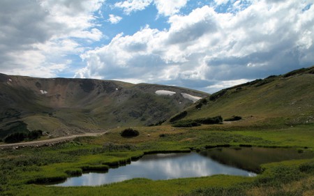 Beautiful Lake with mountain - lake, landscape, mountain