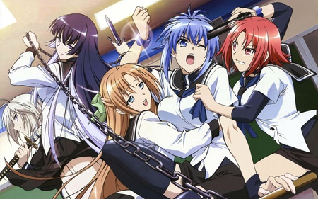 Kampfer girls - girls, anime, magic, kampfer