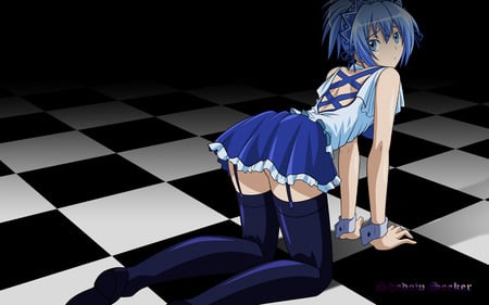 Kampfer Pose - kampfer, anime, blue, hot, natsuru