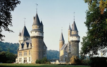 Faulx Les Tombes Castle Namur Belgium - famous, belgium, castle, romantic