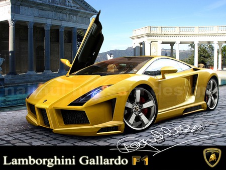 LAMBOURGHINI GALLARDO F1 - lambourghini, supercar