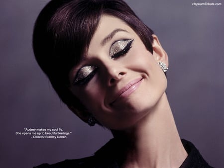 audrey hepburn_smile - smile, tribute to audrey, hepburn, celebrity