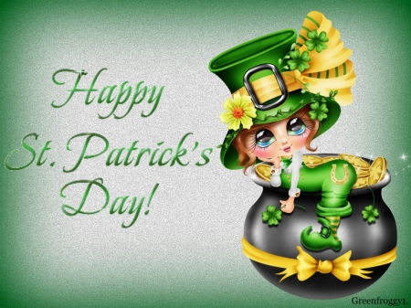 HAPPY ST PATRICKS DAY - DAY, ST, PATRICKS, HAPPY