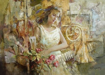 ♥ - abstract, art, lovely, painting