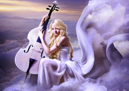 unknown melody - music, fantasy, paintings, cool, art