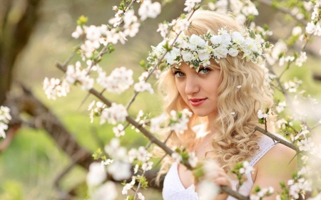 Spring Beauty - Woman, Beauty, Female, People, Blonde, Spring, Models