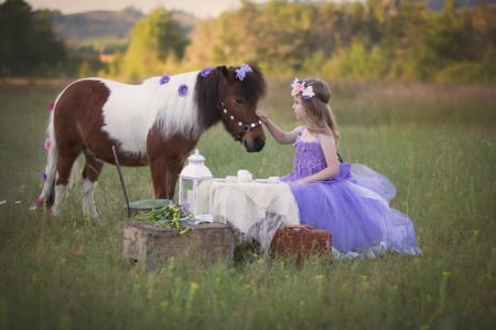 Little girl - dainty, pretty, pink, pure, child, fair, animal, princess, face, nice, bonny, kid, childhood, beauty, love, baby, Hair, Belle, comely, white, nature, seat, green, cute, wallpaper, people, blonde, grass, bag, sit, box, Horse, Table, DesktopNexus, sightly, beautiful, photography, girl, lovely, sweet, little, adorable