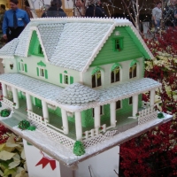 Green Gingerbread House