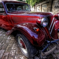 Shiny vintage Citroen