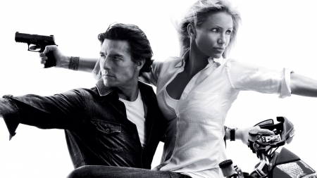 Knight and Day (2010) - actor, girl, man, actress, woman, knight and day, movie, couple, Cameron Diaz, Tom Cruise