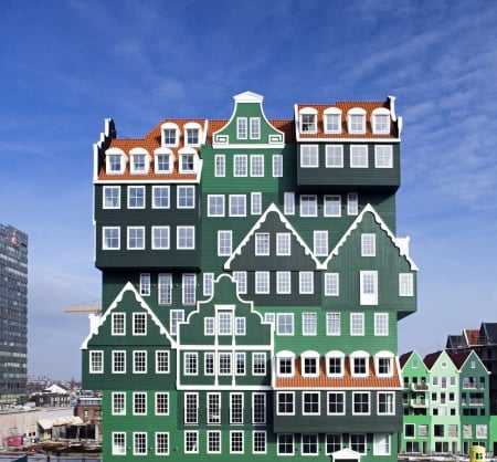 Hotel In Amsterdam - Amsterdam, Odd, Architecture, Hotel