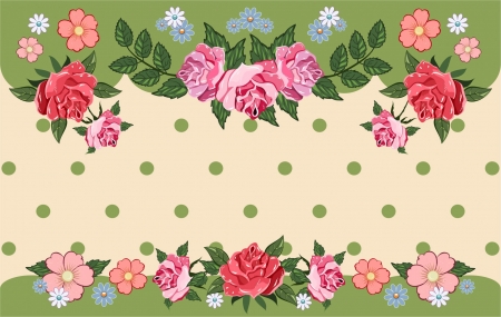 Texture - larissa koshkina, summer, pattern, flower, pink, red, green, rose, card, texture, paper