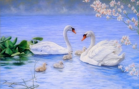 Proud Swan Family