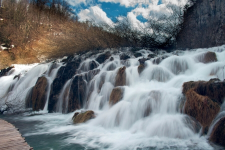 Waterfalls Near Plitvice Lakes, Croatia