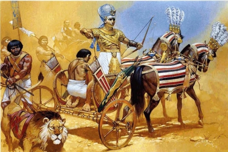 Egyptian Pharaoh-Ramses - ancient, Egypt, Pharaoh, chariot