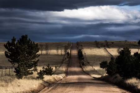 Road to Rampart Res - nature, fun, rampart res, cool, mountain, field