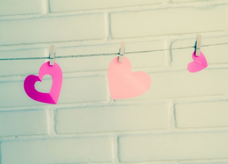 â¤ - hearts, love, pink, abstract