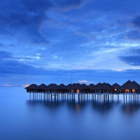 Huts on the Sea