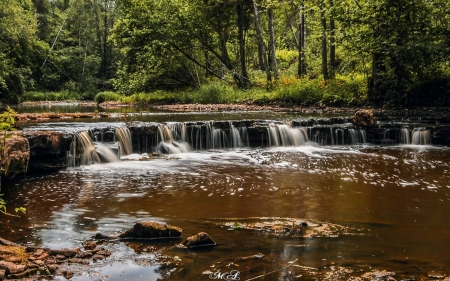 Waterfall in Latvia