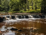 Waterfall in Latvia