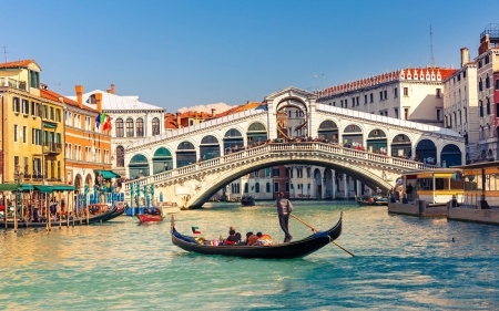 Venice - fun, Venice, canal, cool, architecture, bridge