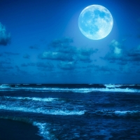 Moon Over the Ocean