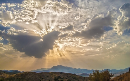 Sky - nature, sky, clouds, sun