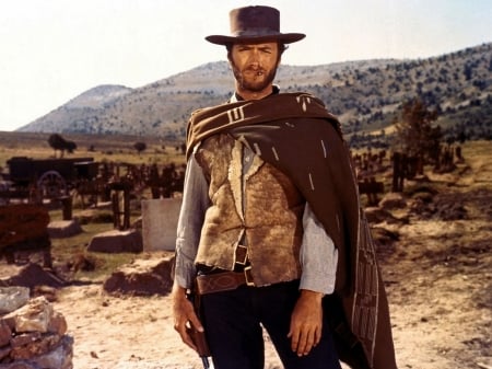 clint eastwood - clint, cowboy, eastwood, man