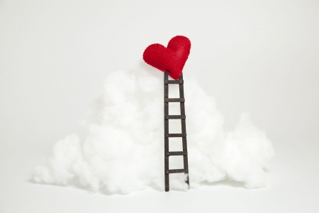 â™¥ - photography, ladder, abstract, heart