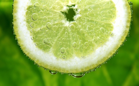 Lime - slice, summer, green, fruit, lime, vara