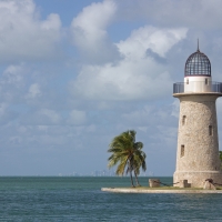 Lighthouse on Boca Chita Key, Miami