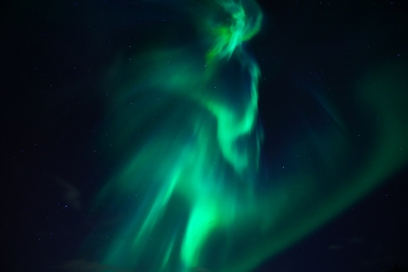 Northern Lights in the Night Sky