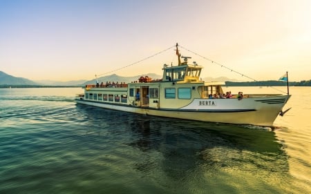 Ship in Chiemsee, Bavaria