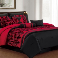 Black And Red Bedroom